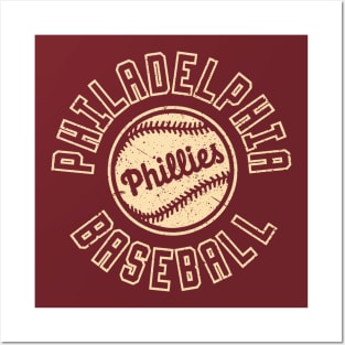 Vintage Philadelphia Phillies Baseball Posters and Art